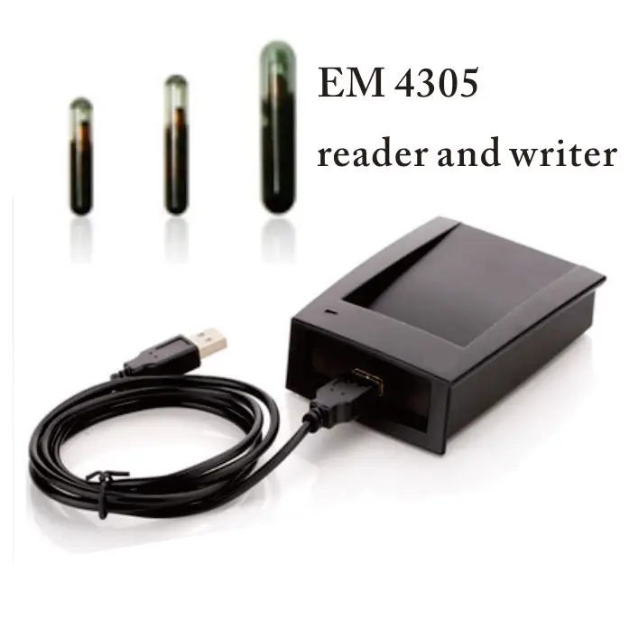 Lector y escritor de tarjetas RFID EM4305, ISO 125, 134,2-11784/85 KHZ, máquina de escritura de código con chip animal, SDK