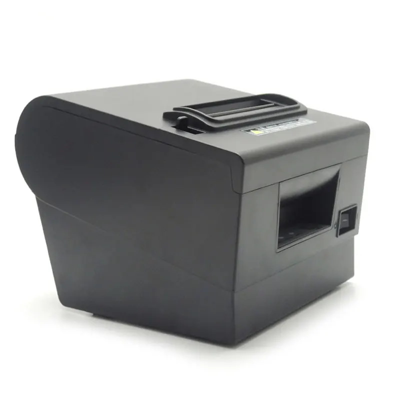 

Thermal POS Printer 80m Black Receipt Printer USB Serial Port High Printing speed Windows Printer For restaurant supermarket