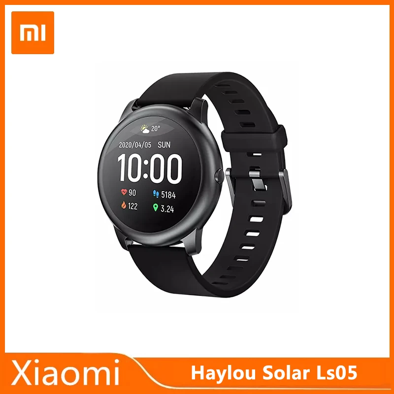 xiaomi youpin Haylou Solar LS05 Smart Watch Sport Metal Heart Rate Sleep Monitor IP68 Waterproof iOS Android Global Version