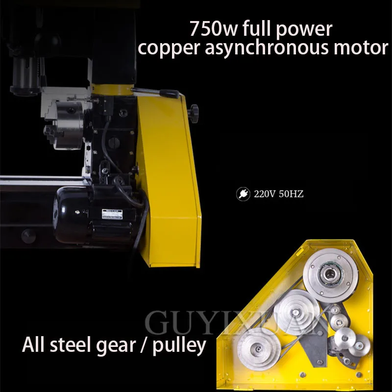 GUYX Small multifunctional lathe Household lathe Drilling and Milling Machine Metal milling machine lathe