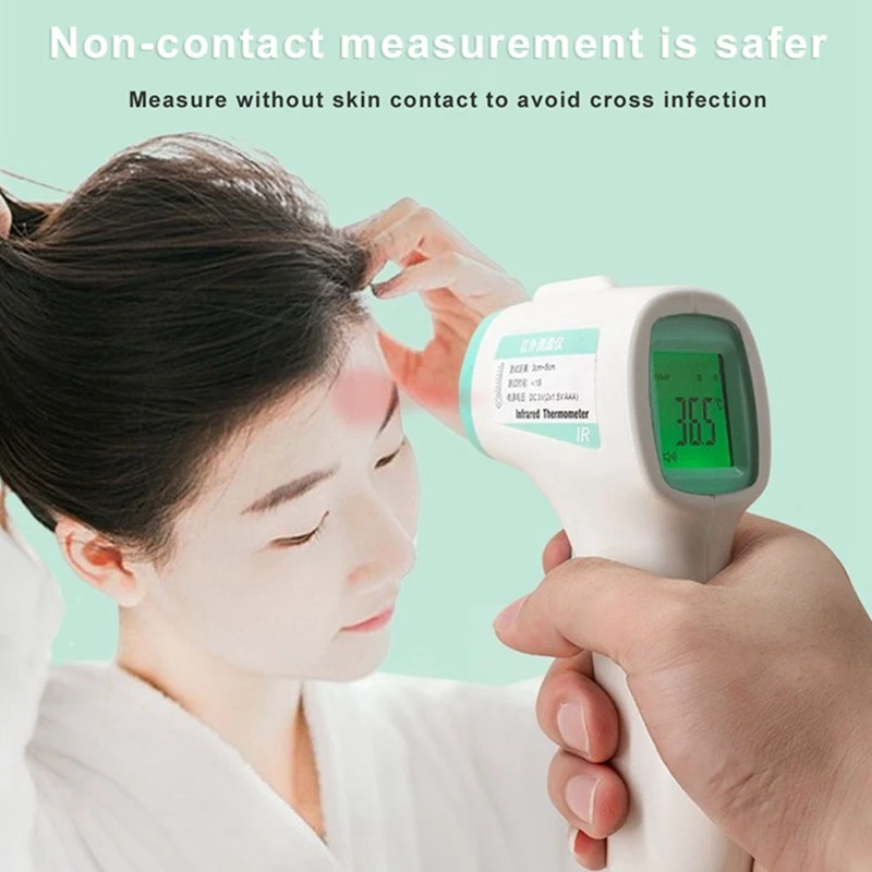 

LCD Digital Forehead Thermometer Infrared Baby Adults Non-Contact Electronic Thermometer Safety Protective Care