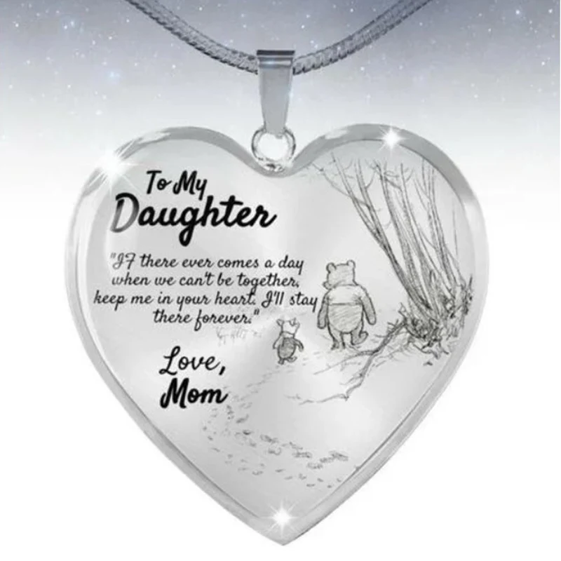 Cute To My Daughter Love Mom Dad Heart 