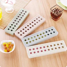 Креативный 20 отверстий Сферический лед Сетка Силиконовые хоккейные формы для льда небольшой шарик кубик льда Хрустальный клей для страз плесень