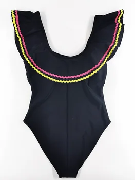 

2020 new solid color bikini bikini suit push-up style black