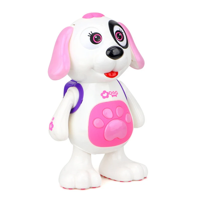 Electronic Robot Dog Toy Music Light Can Dance Walk Cute Baby Gift 3-4-5-6 Years Old Kids Toys Machine Animals Boy Girl Children 9