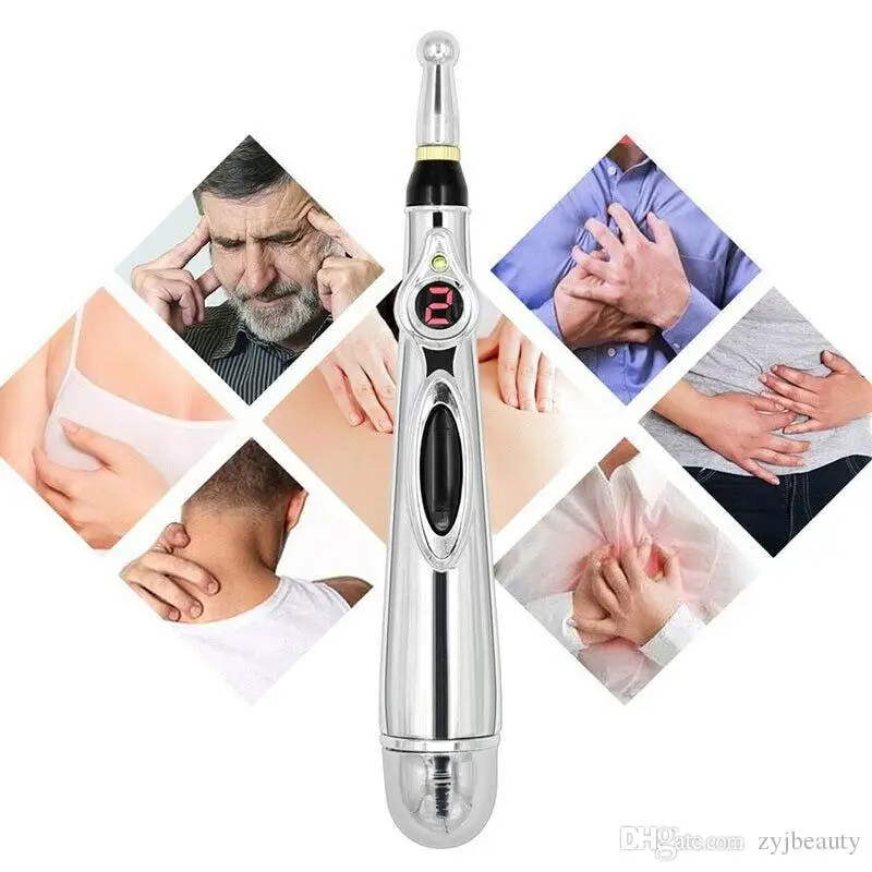 Handheld acupoint pen TENS Point Detector with Digital Display Electro Acupuncture Point Muscle Stimulator device Free shipping 6