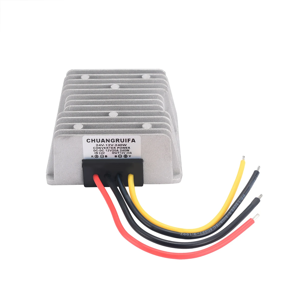 DC/DC 24 V до 12 V понижающий преобразователь 20A 240 W Водонепроницаемый автомобильный блок питания модульный регулятор для солнечного/электрического оборудования