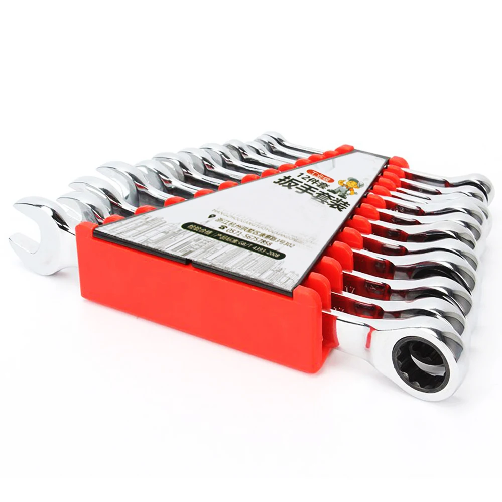 5/6/8/10/12 slot Wrench Rack Storage Tools Plastic Tool Organizer for Spanner Hand Tools Garage Wrenches Keeper