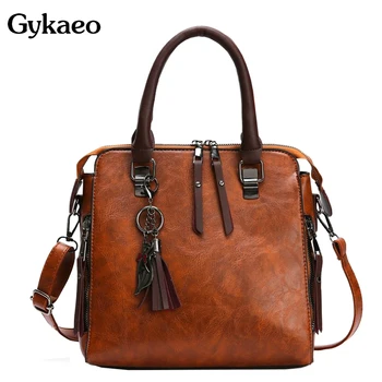 

Gykaeo Luxury Handbags Women Bags Designer Fashion Small Tote Bag Lady Leather Shoulder Bags for Women Messenger Bag Sac A Main