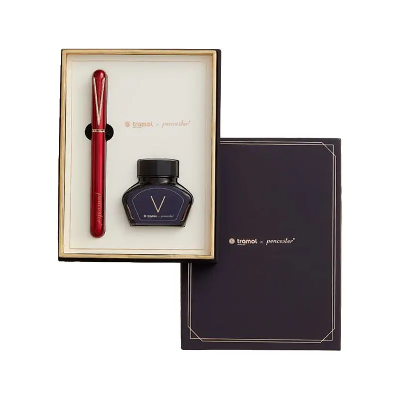 

Exquisite Business Fountain Pen Signature Calligraphy with 30ml Ink Gift Box Set