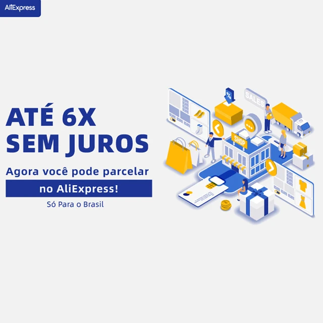 ATÉ 6X SEM JUROS Guia de pagamento Só para o Brasil - AliExpress