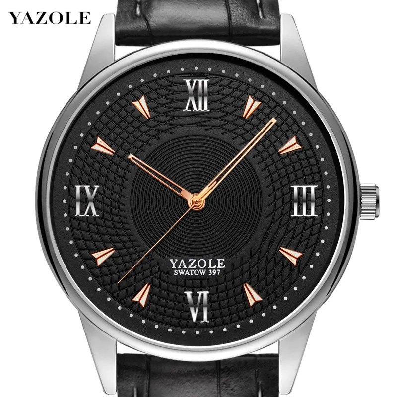 

Yazole New Men's Watch Fashion Quartz Men's Watch Belt Waterproof Watch Manufacturers Wholesale Relojes Luxury Watch Men 2021