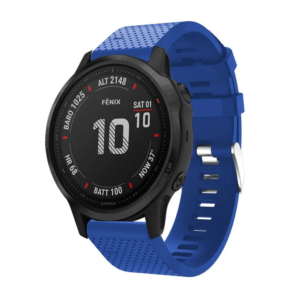 Браслет, ремешок для часов для Garmin Fenix 6X 6 6S 3 3HR 935 945 Quatix 5 Smart Quick Release силиконовый ремешок с регулировкой ремешка