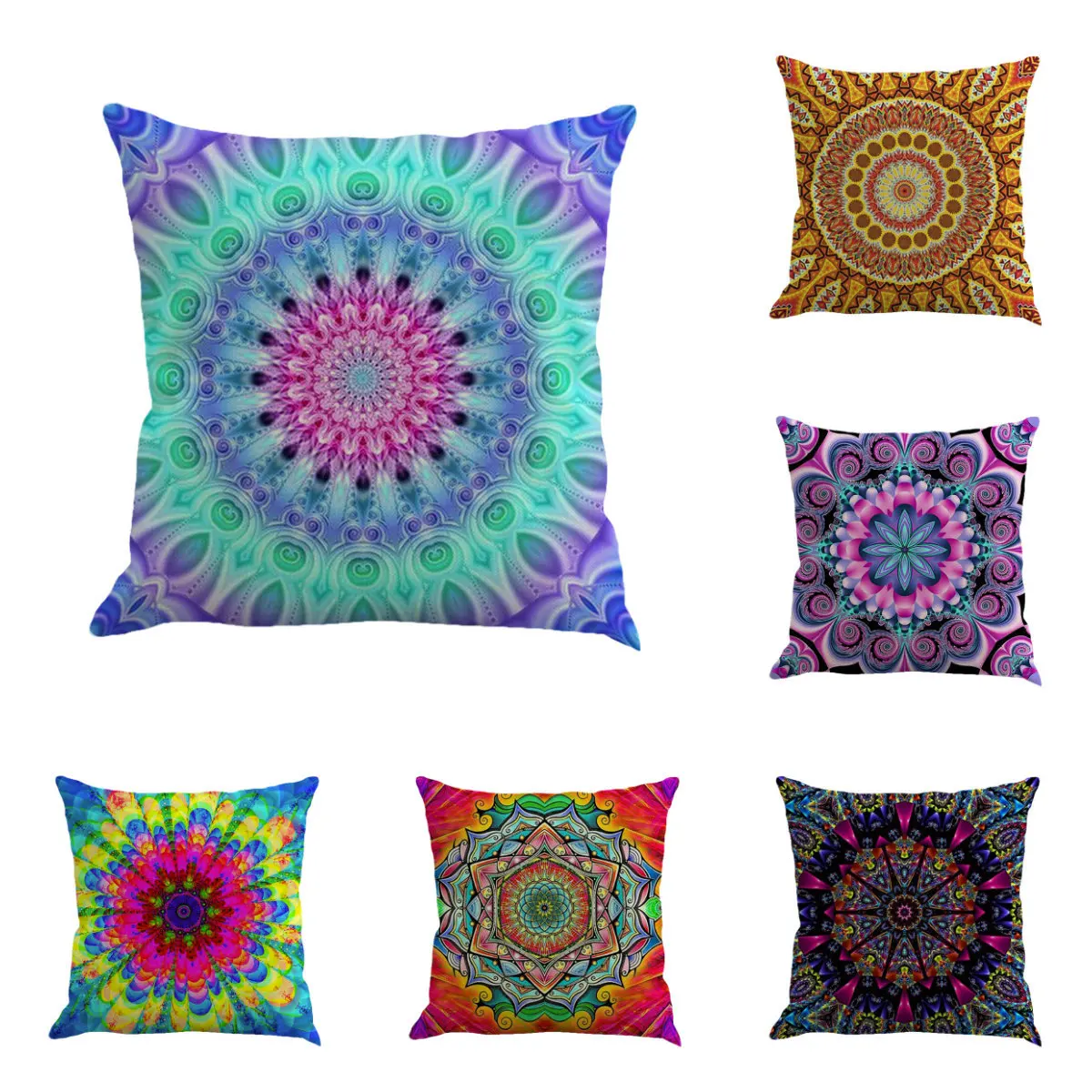 

26 Bohemian Style Throw Pillow Cover Cotton Linen Sofa Cushion Cover Perfect Quality Home Decoration Gift Throw Pillow Cover