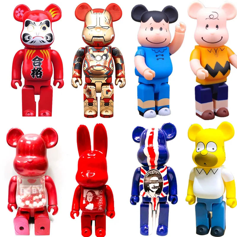 400% медведь виниловая кукла коллекции модель игрушки декоративные фигурки статуя медведь куклы кирпичная улица арт-подарки