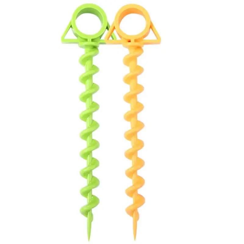 

Plastic Spiral Sheep Horn Tent Nail Support Ground Screw for Hiking Camping