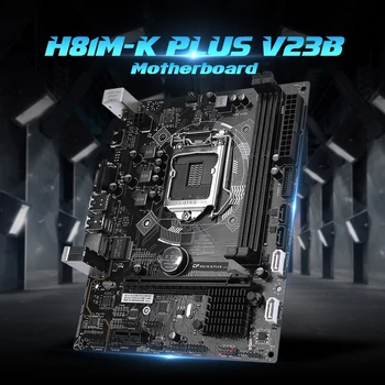 

Colorful H81M-K PLUS V23B Motherboard Gaming Mainboard Support Intel LGA1150 Haswell Processors Realtek RTL8111F 1000M LAN