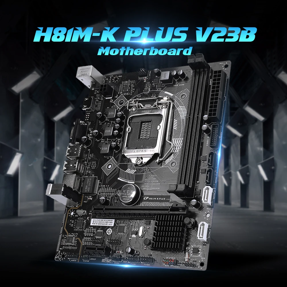 Материнская плата Colorful игровая системная с поддержкой процессоров Intel LGA1150 Haswell