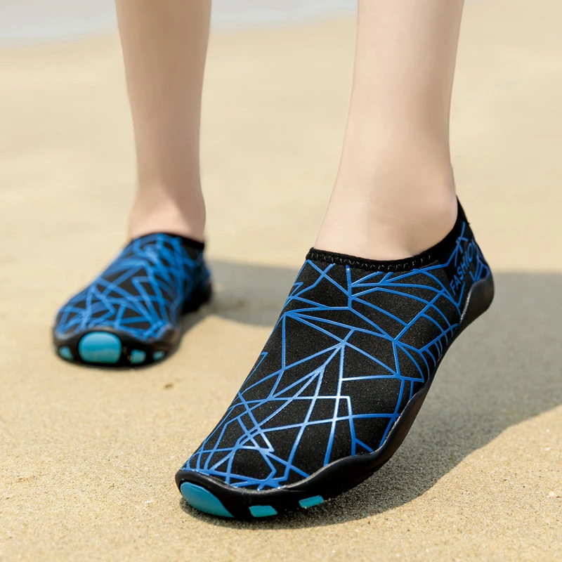 Модные кроссовки быстросохнущие унисекс акваобувь водонепроницаемая обувь для