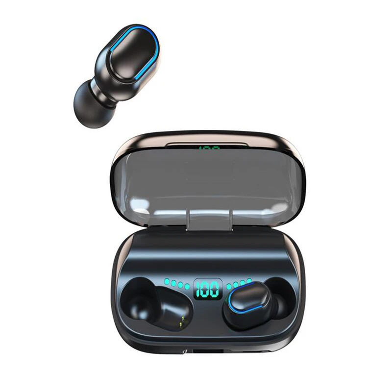T11 TWS Bluetooth 5 0 Earphones High Capacity Charging Box Wireless 9D Stereo Sports Waterproof Earbuds Headsets With Microphone
