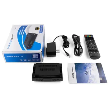 

Freesat V7 super receptor satellite 1080P HD DVB-S2 Satellite Receiver EU US Plug Set Top Box + Remote Controller + HDMI Cable