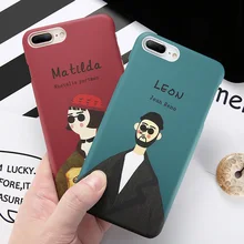 KISSCASE чехол для пары Killer Leon для iPhone 5 5S SE X XS Max XR чехол для iPhone X 6 6 S 7 8 Plus жесткая матовая поверхность из поликарбоната чехол на айфон 7 чехол на айфон 6 s Чехол для телефона Trend пары
