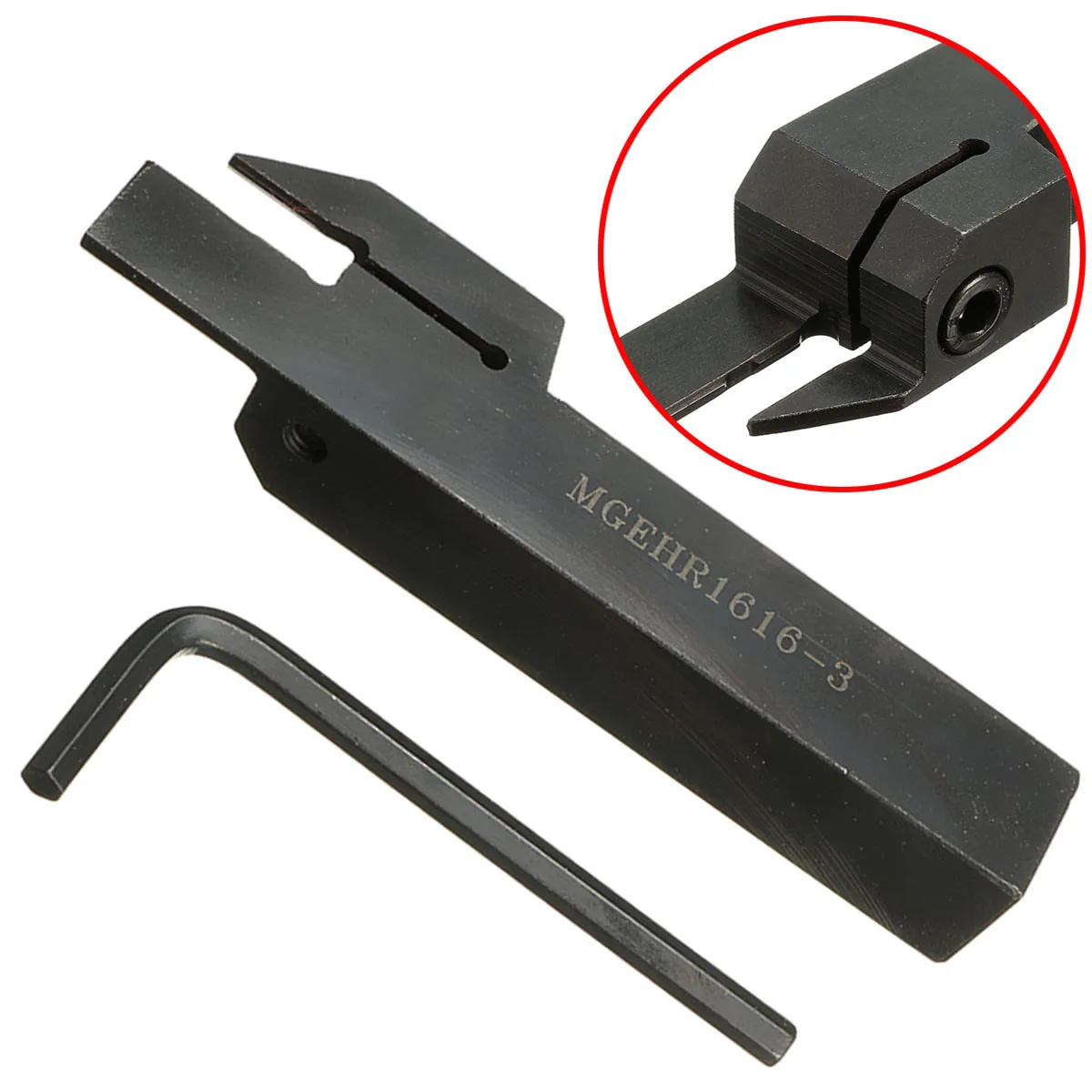 

CNC Cutting Turning Tool Set MGEHR1616-3 Lathe Machine Cut Off External Grooving Parting Tool Holder For MGMN300 Insert Blades