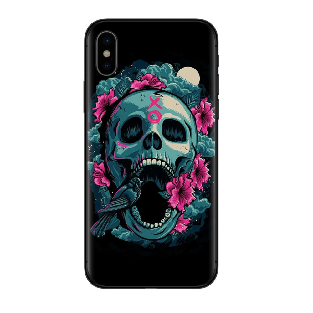 Чехол для iphone с рисунком ужасов для iphone XS MAX/iphone XR/iphone XS/iphone X/iphone 7/8 plus силиконовый защитный чехол для Apple