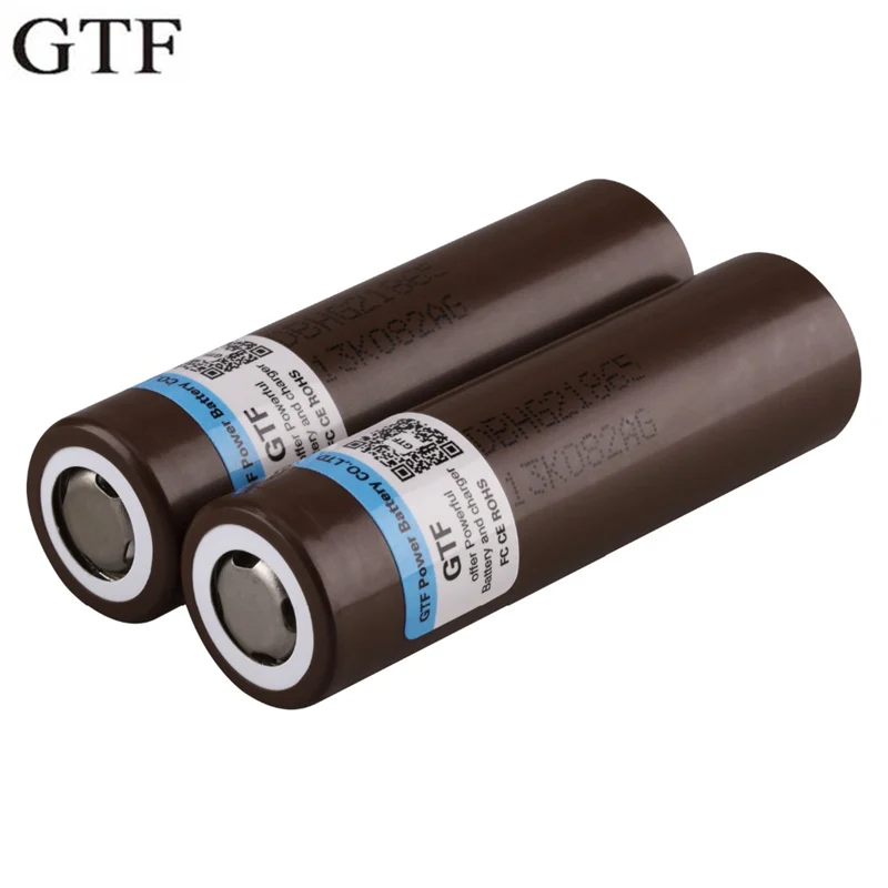 

GTF 3.7V 18650 HG2 3000mAh Li-ion Battery Rechargeable battery For flashlight power bank 30A discharge current hg2 batteries