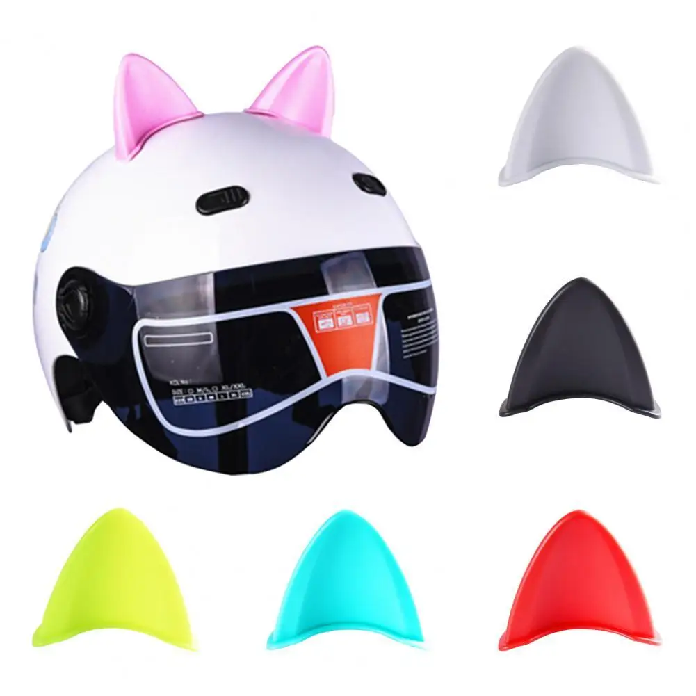 35% Hot Sales!!! 2Pcs Self-adhesive Helmet Cat Ears Ornament Accessory for Motorcycle |