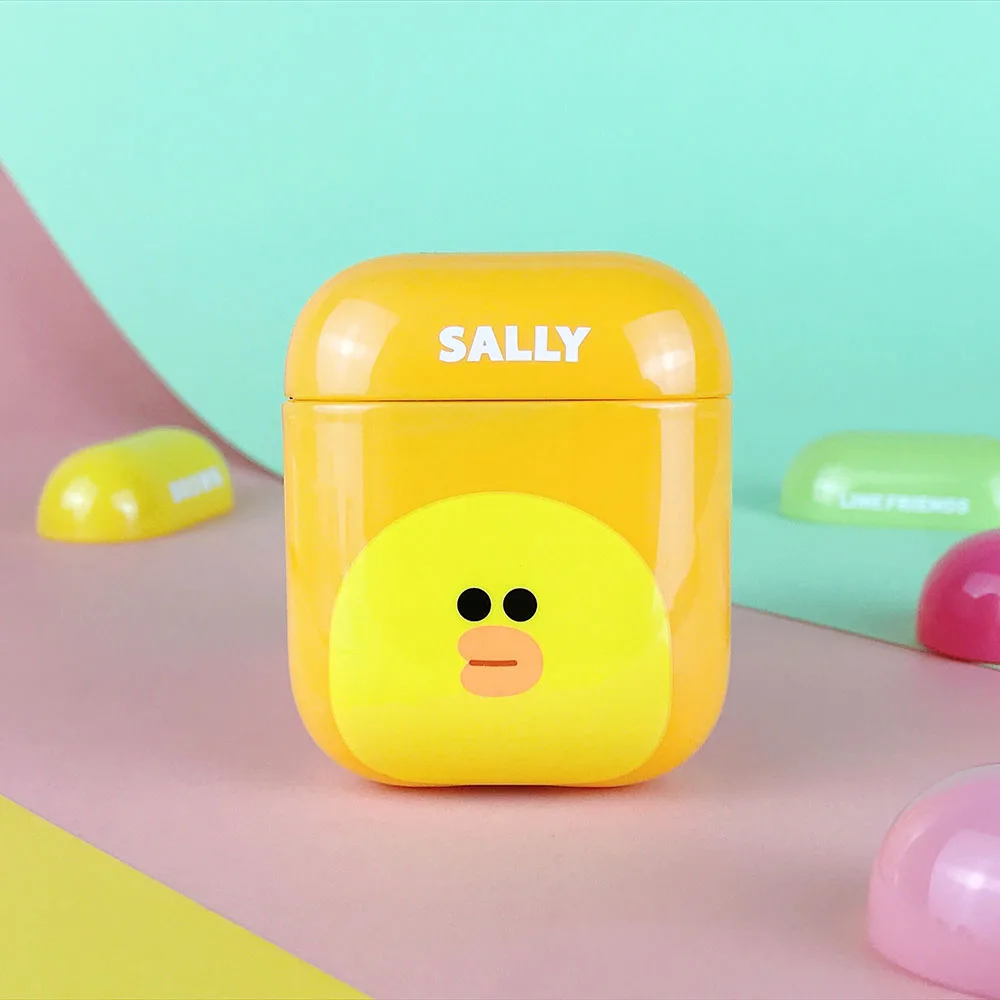 Милый беспроводной чехол для наушников для Airpods, Жесткий Чехол Для Air Pods, мультяшный чехол для Airpod, зарядное устройство, защитная коробка, линия друзей