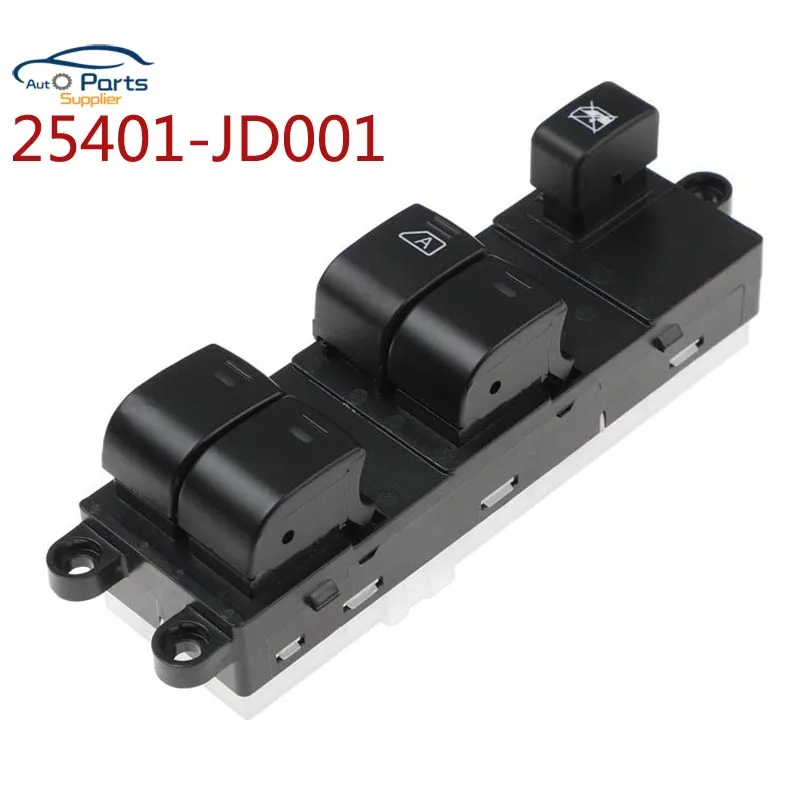 

Новый главный переключатель управления окном питания 25401-JD001 25401JD00 1 для Nissan Navara D40 2004-2016 Qashqai J10 2,0 dCi 4WD
