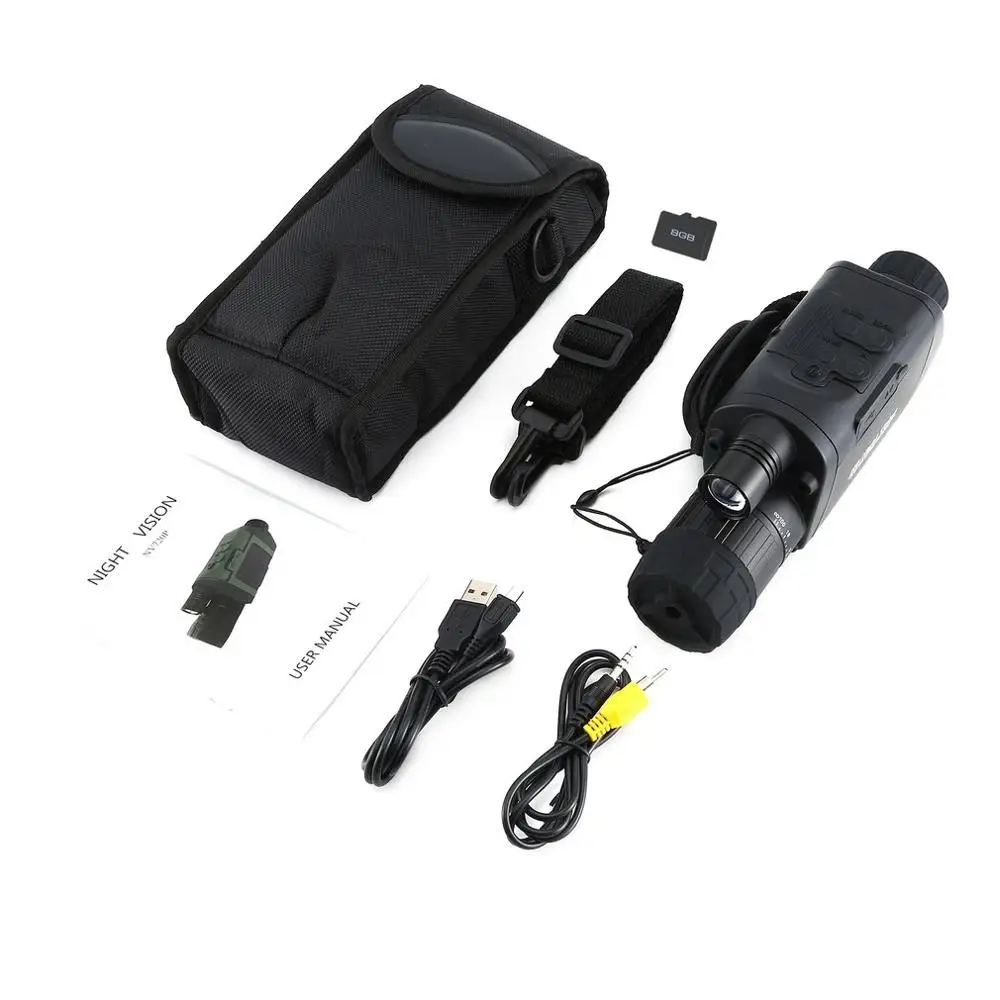 Outdoor Night Vision Monocular Telescope Hunting WiFi 3.5-10.5 x 32 HD Digital Infrared Monocular f