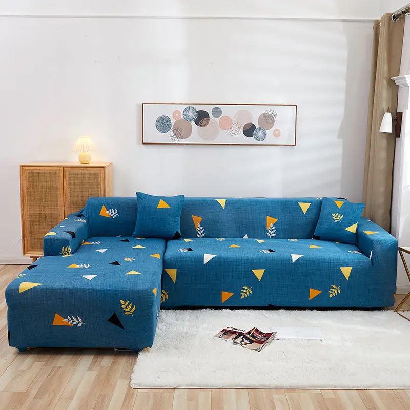

Elastic printing sofa cover multicolor living room sofa chair home decoration 1/2/3/4 seat pet stretch polyester sofa cover