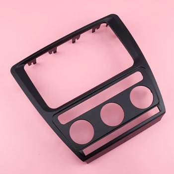 

CITALL Black 2 Din DVD Radio Player Stereo Panel Trim with Auto A/C Fit for Skoda Octavia 2004 2005 2006 2007 2008 2009 2010