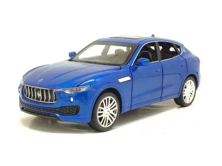 1:32 Maserati Levante SUV сплав Игрушечная модель транспортных средств с откатной спинкой шесть открытых дверей детская Подарочная Коллекция - Цвет: A