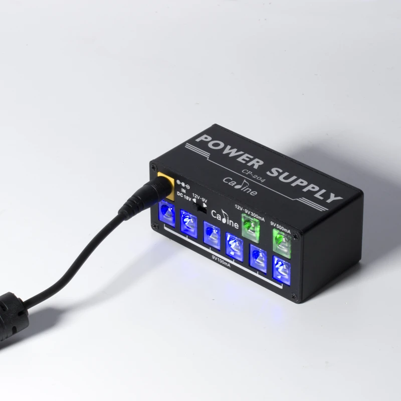 Fonte de Alimentação Efeito de Guitarra Caline Guitarra Pedal Saídas Isoladas Anti-interferência 18w Saída Diferente Power Mini Tamanho Cp-204 8 - Image 6