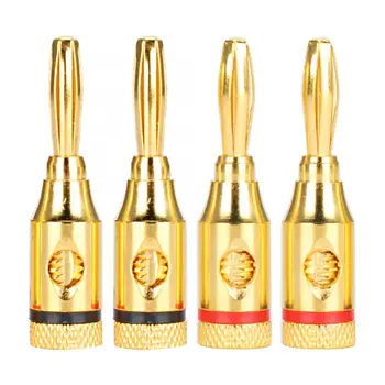 

Gold-plated Pure Copper Audio Speaker Cable Connector Banana Head Plug
