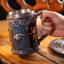 Креативная игровая кружка в виде Кубка Песни Льда и Огня, рельефная кружка для пива, кружка для виски большой вместимости