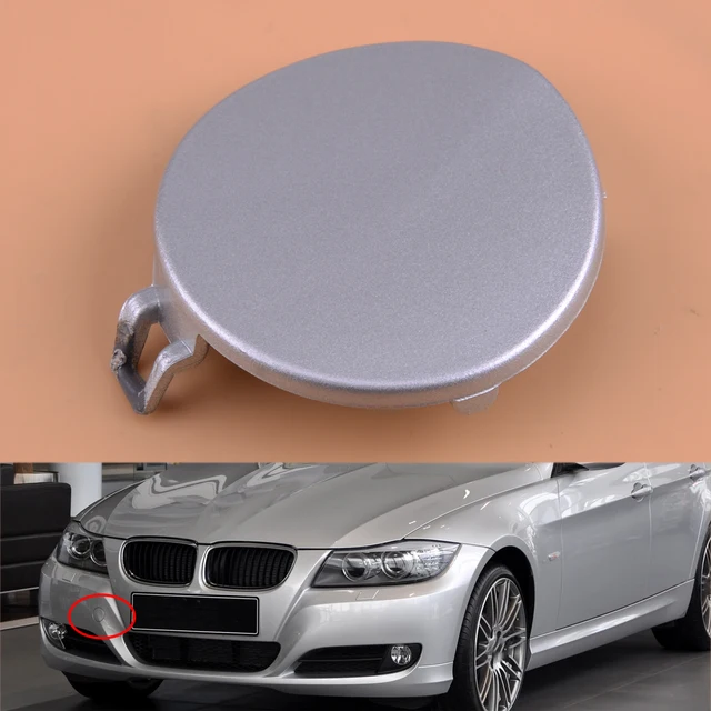 Front White Bumper Tow Hook Cover Cap For BMW 3 Series E90 E91 09-12  51117207299