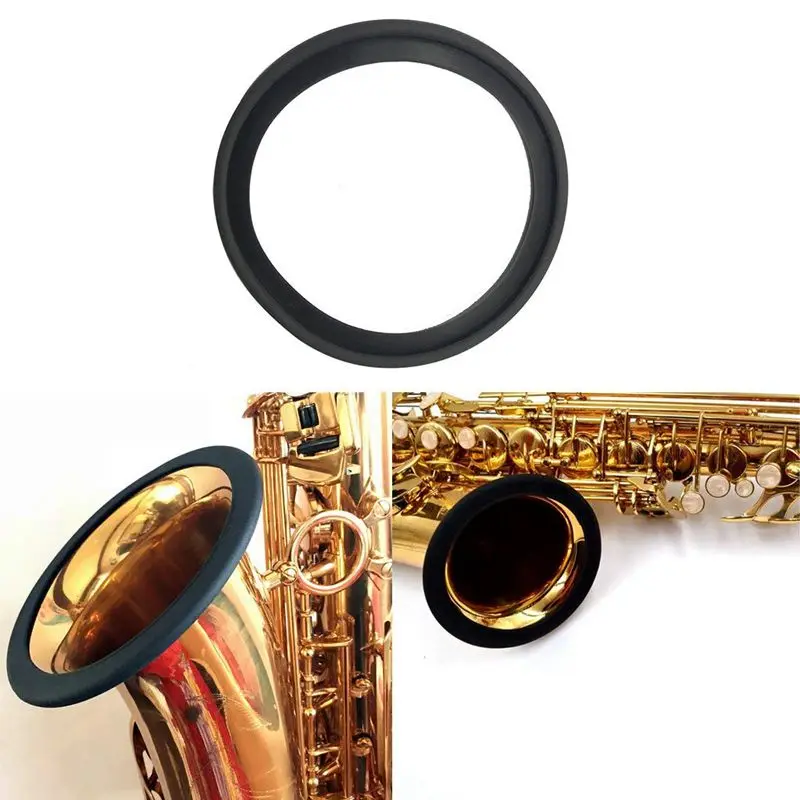 NEW-Alto Sax Silicone Bell Protector Trumpet/Saxophone Ring Mute for Musical Lovers