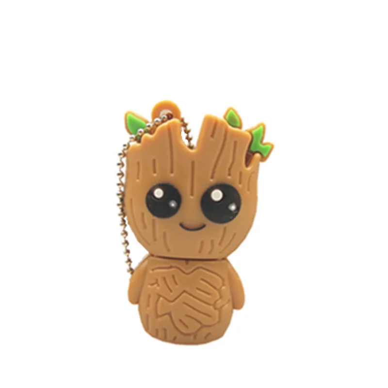 Креативные Мультяшные Usb флеш-накопители Groot стражи Галактики модный флеш-накопитель 128 МБ 64 Гб карта памяти Флешка 32 ГБ USB 2,0