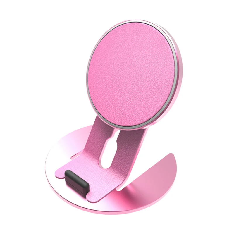 

Car Phone Holder Detachable Magnetic Wireless Charger Bracket Desktop Fast Charging Portable Charging Pad With Indicator Light