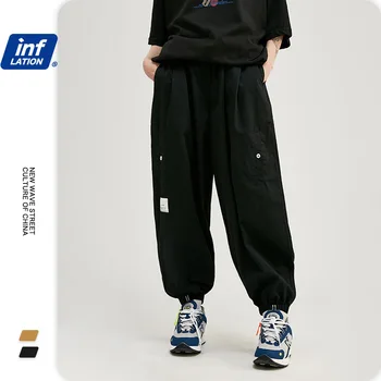 

INF Men'S Wear | 2020 Spring Clothing New Style Popular Brand Solid Color Cool Multi-pockets Loose Men Casual Beam Foot Bib Over
