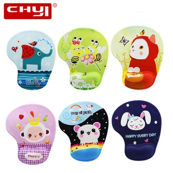 

Cute Cartoon Cat/Bee/Rabbit Anime Mouse Pad Comfort Wrist Rest Support Mice Pad Silicone Wristband Game Mousepad For Overwatch