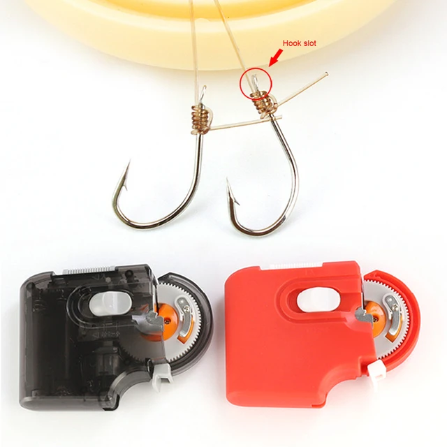 Portable Electric Fishing Hook Tier Machine Auto Fish Hooks Line Tying  Device