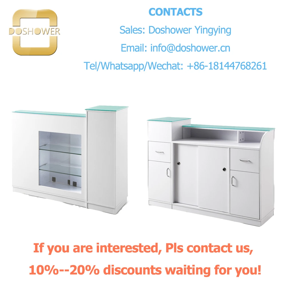 

Doshower DS-RT2 salon shop nail table of nail table reception table manicure table for salon nail table reception table