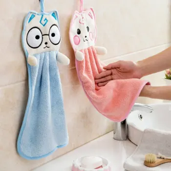 

Microfiber Cute Animal Microfiber Kids Children Cartoon Absorbent Hand Dry Towel Lovely Towel For Kitchen Baby Bathroom Use New