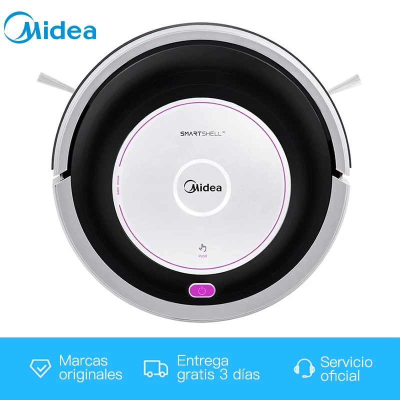 Midea MR02 Robot Vacuum Cleaner Sweeper Hard Floor Dust Cleaning Sweeping Path Planned Smart Shell Cleaning Sweeping Robotic