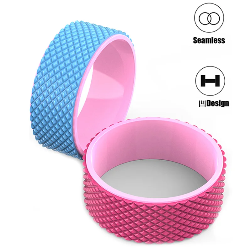 Massage Yoga Wheel Back Training Yoga Circles TPE Waist Shape Bodybuilding ABS Gym Professional Fitness Equipment